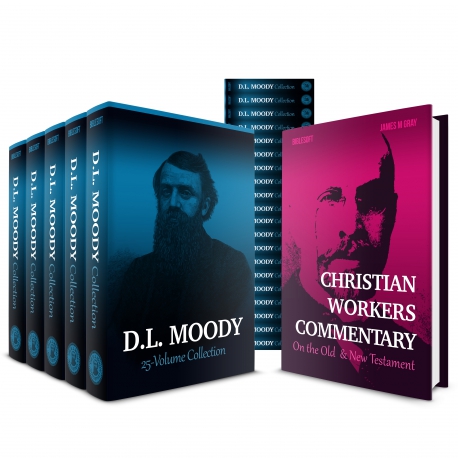 D.L. Moody Collection - 25 vol. + Christian Worker's Commentary on the OT & NT 