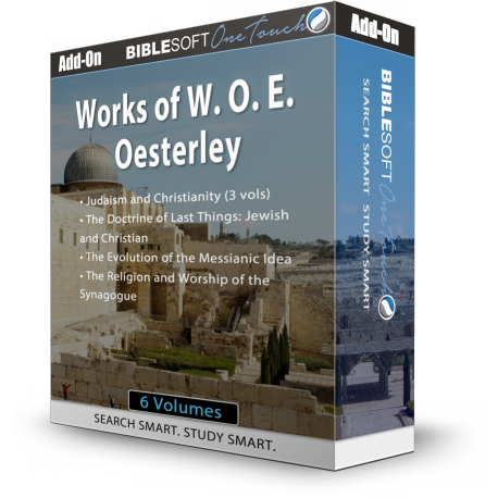 W. O. E. Oesterley collection: Judaism and the New Testament